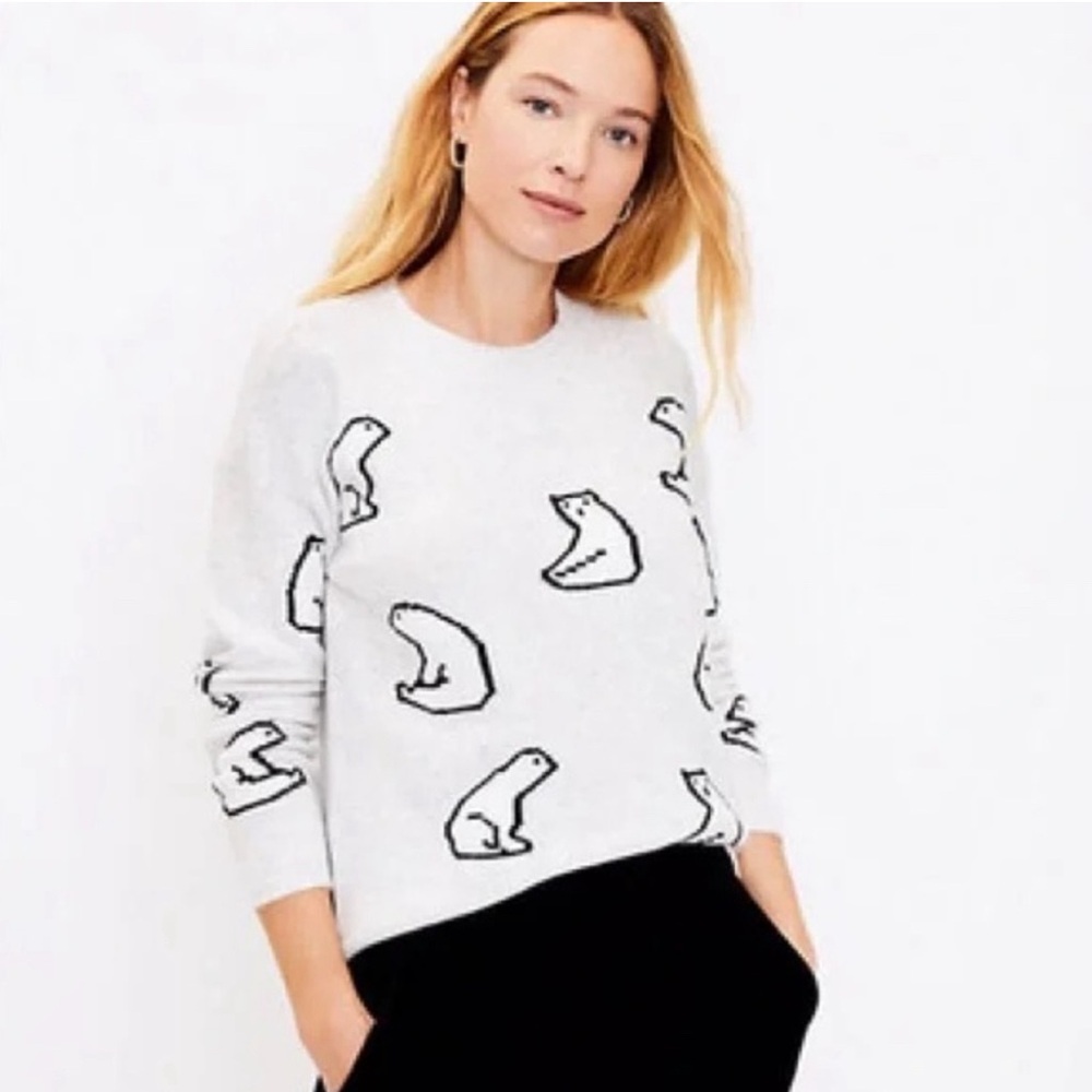 LOFT Polar Bear Sweater